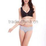 Deep V One Piece Seamless Lace Sexy Fancy Ladies Bra thumbnail-1