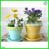 handicraft flower pots , decorative plastic flower pot