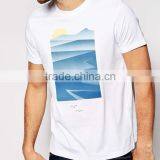 custom made full size print cotton new model men's t-shirt