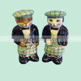 Wholesale Customized Ceramic Cat Shaped Condiment Pot thumbnail-1