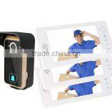 2.4G 7inch Wireless video door phone with Remote Controller&Unlock Function