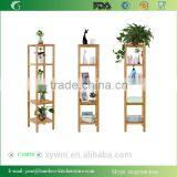 Bamboo Bathroom Shelf 5-Tier Multifunctional Storage Rack thumbnail-3