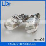 T10 Canbus 5050 2smd Silicone Shell LED Lights Bulb No Error Led Auto Width Light thumbnail-4