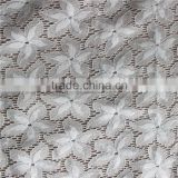 highest grade net elastic nylon french george lace fabric for women wear/halloween costumes