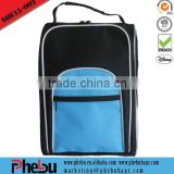 China supplier cheap promotional zipper 600D polyester travel shoe bag for travel(SOE15-003)