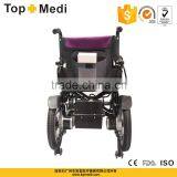 TOPMEDI Best Selling Cheap Price Foldable Electric Wheelchair for Elderly and Disabled People thumbnail-6
