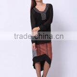 2016 PRETTY STEPS Winter Collections Elegant Ladies Longsleeve Dress Beautiful Lady Fashion Dress thumbnail-6