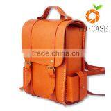 Vintage Backpack Leather / School Bag/ Rucksack/ Outdoor Travel Backpack thumbnail-1