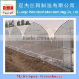 multi span agricultural greenhouse