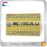 Fashionable Etch Reversed,Cut Through Plated Gold Metal Cards for Businesses thumbnail-2