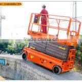 CE ISO Electric Scissor Lift Walking Aerial Work Platform Jeakue JK01240 thumbnail-2