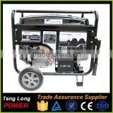 AC Single Phase 6kva 15hp Gasoline Generator Air Cooled For Sale