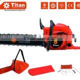 NEW Model Petrol Commercial Chainsaw 18" Bar Tree Pruner Cutter Pruning Chain Saw thumbnail-1