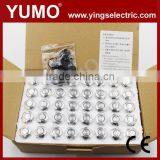 Hot Sale LA16JSF ROHS 16mm Flat Round With Ring LED IP65 Pin Terminal 3A/250VAC Push Button Switch Push Button Music Boxes thumbnail-6