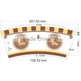 Disposable Food Grade Paper Cup Fan Sheet Piece and Raw Materials of Paper Cup thumbnail-3