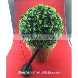 Outdoor Wireless Artificial Flower BALL HANGING GARDEN SOLAR LIGHT thumbnail-1
