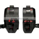 Motorcycle PVC Waterproof Weatherproof 7/8 Diameter Handlebar Horn Turn Signal Headlight Electrical Start Switch 12V Black thumbnail-6