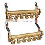 180 Degree Exhaust Water Brass Floor Heating Manifold thumbnail-2