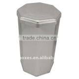 Factory Directly Tin Can Plain Black Tea Caddy Tin thumbnail-1