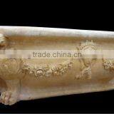 Hand Carved Best Quality Stone Bathtub thumbnail-1