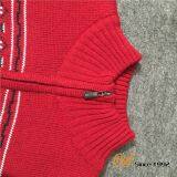 Zipper Half Turtleneck Sweater With Snowflake Pattern thumbnail-3