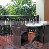 Outdoor Furniture Garden Aluminium Wicker Table and Chair Set L80304-5