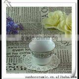 Cheap 50ML Porcelain White Printing Tea Cup For Wholesale thumbnail-2