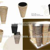 2012 Rattan/iron/wood/water Hyacinth/PE Rattan Flower Planter / Rattan Flower Planter/ Flower Pot thumbnail-1