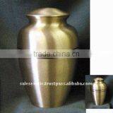 Brushed Brass Cremation urns