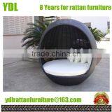 Youdeli Outdoor Rattan Round Bed Patio Furniture Set thumbnail-1
