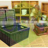 2014 New Design Large Paper Rope Container Storage Vintage Basket thumbnail-1