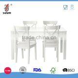 5-Piece Dining Set ,Solid Wood Table With 4 Side Chairs thumbnail-5