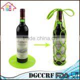 NBRSC Portable Silicone Flexible Win Beer Bottle Can Holder Mesh Bag Desk Mat Placemat thumbnail-3