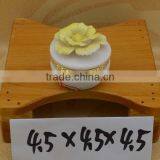 Factory Direct Ceramic Jewel Box & Ceramic Trinket Box With Flower Design thumbnail-1