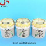 Unique Design With Non Woven Fabric Cover Glass Cup Planter, Nursery Pot thumbnail-5