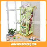 New Design Plastic Fashion Shoe Rack With Umbrella Rack thumbnail-4