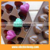 Hot Selling 15 Cavity Heart Shape Silicone Chocalate Molds, Silicone Heart Molds, Heart Shaped Ice Cube Tray thumbnail-4