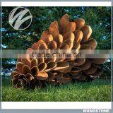Corten Steel Pinenut Tree Contemporary Outdoor Sculpture thumbnail-1
