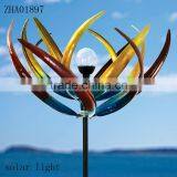 Latest Design for Solar Power Metal Wind Spinner Garden Decoration Solar Stake thumbnail-3