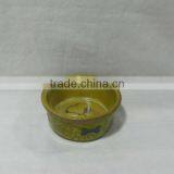 Moss Green Ceramic Dog Bowl thumbnail-1