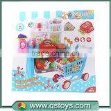 Fashion Kitchen Set Diy Cooking Children Supermarket Shopping Kitchen Toys thumbnail-5