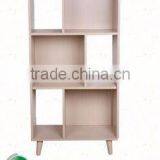 Hot Sale High Quality DIY Furniture Wooden Modern Corner Bookcase thumbnail-1
