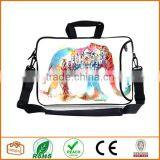 Elephant Neoprene Laptop Shoulder HandBag,TsuiWah(TM)12" 12.1" 12.5"13" 13.3" 13.4" Inch Laptop Notebook Computer Shoulder Bag thumbnail-1