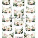 French Half Watermark Fiower Painting Nails Stick ,DIY Fashion Nail Art thumbnail-2