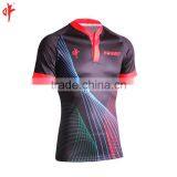 Football Rugby Jerseys,new Collar Plain Black Design thumbnail-2