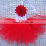 Crochet Top Tutu Lined Kids Mini Short Skirt thumbnail-2