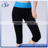 Cropped Trousers Hight Waist Gym Workout Yoga Pants thumbnail-3