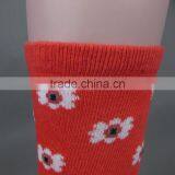 Women Red Color Cotton Socks thumbnail-3