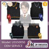 Harry Potter Sweater Cosplay Wool V-Neck Vest Uniform Fancy Dress Xmas Gift