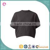Fitness Crop Top T Shirt Wholesale China T Shirt Printing OEM T-shirt Printer Yoga Sweatshirt thumbnail-1